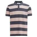 Bild 1 von Herren Poloshirt im Ringel-Look BEIGE / DUNKELGRAU