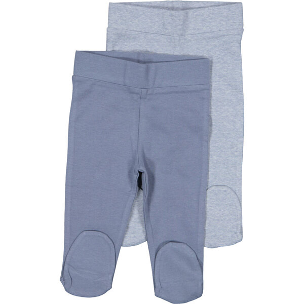 Bild 1 von Baby-Pyjamahose Strampler mit Füßchen, Dunkelblau, 56