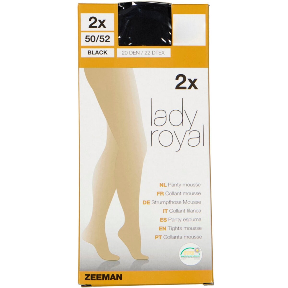 Bild 1 von Lady Royal Damen-Strumpfhose 20 den, Black, 50/52