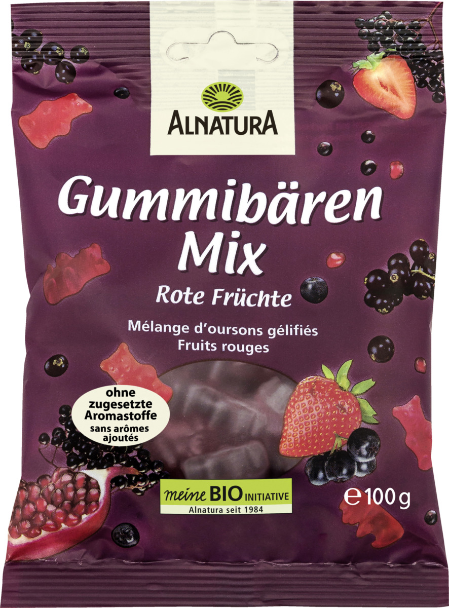 Bild 1 von Alnatura Bio Gummibären Mix, 100 g