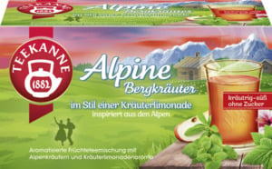 Teekanne Früchteteemischung Alpine Bergkräuter, 36 g