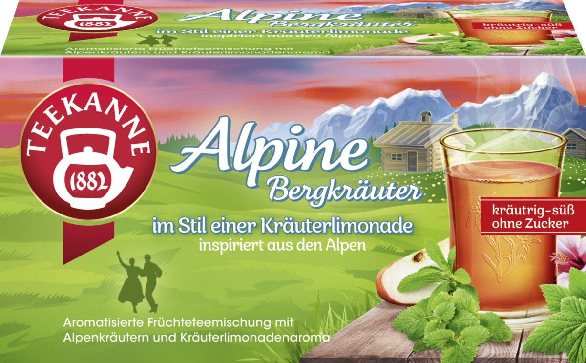 Bild 1 von Teekanne Früchteteemischung Alpine Bergkräuter, 36 g