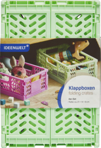 IDEENWELT Klappboxen A5, 2er-Set