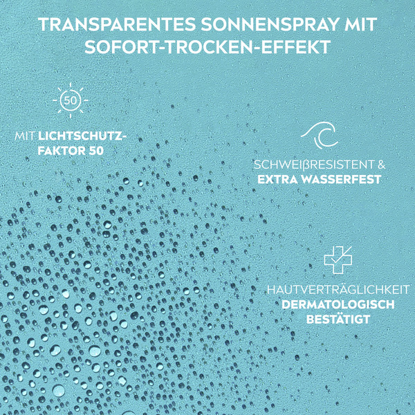 Bild 4 von NIVEA SUN UV Dry Protect Sport Transparentes Spray LSF 50, 200 ml