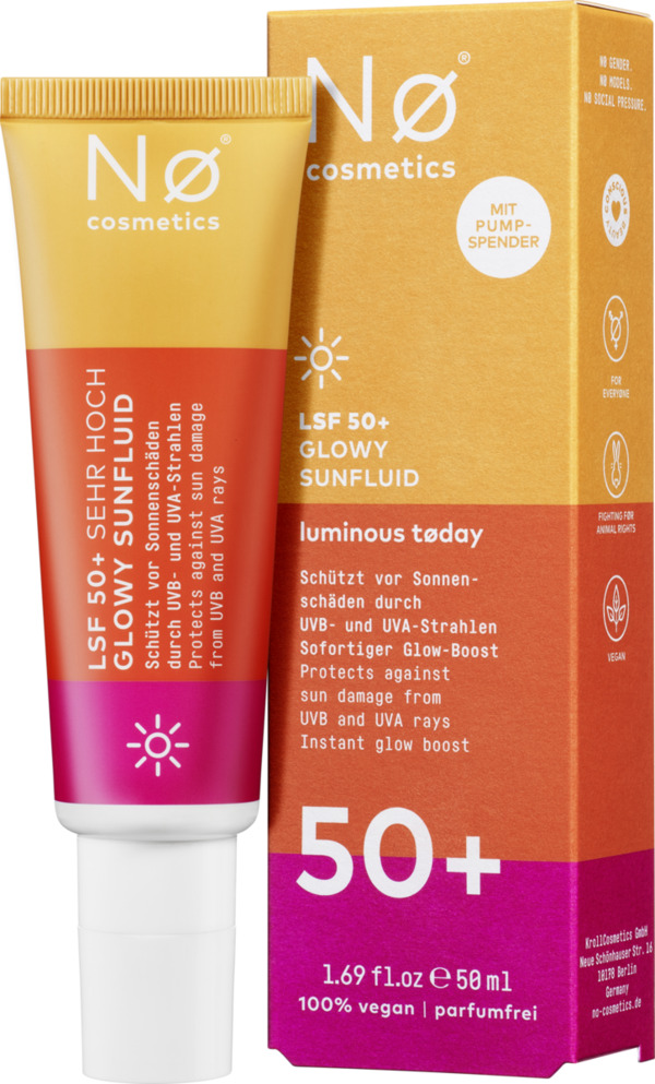 Bild 4 von Nø Sonnenschutz Glowy Sunfluid LSF 50+, 50 ml