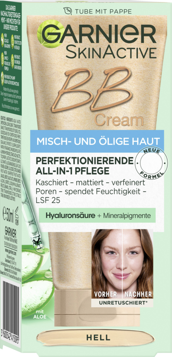 Bild 1 von Garnier SkinActive BB Cream Misch- und Ölige Haut Hell