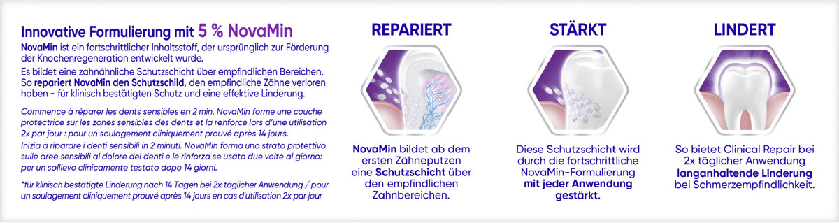 Bild 2 von Sensodyne Clinical Repair Zahncreme, 75 ml