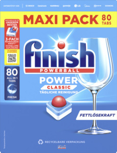 Finish Power Classic Maxipack Fresh 80 Tabs