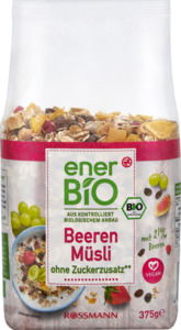 enerBiO Beeren Müsli, 375 g