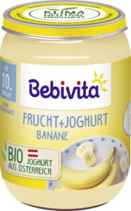 Bebivita Bio Frucht+Joghurt Banane, 190 g