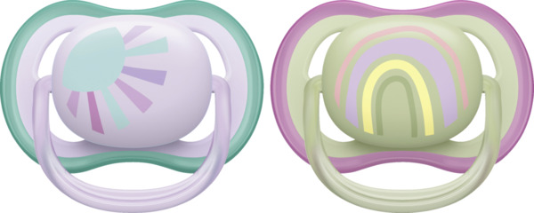 Bild 3 von PHILIPS AVENT ultra air Schnuller Sonne & Regenbogen 0-6 Monate