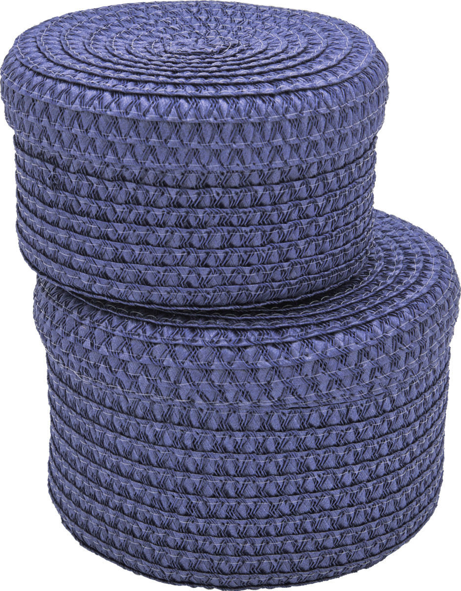 Bild 1 von IDEENWELT Aufbewahrungskörbe blau, 2er-Set