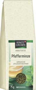 KING'S CROWN Kräutertee Pfefferminze, 75 g