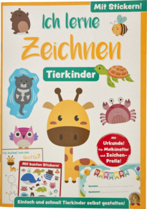 IDEENWELT Zeichenbuch Tierkinder