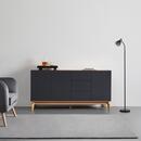 Bild 1 von SIDEBOARD 'Fosco', grau/eichefarben