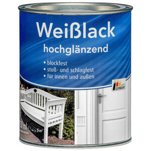 Weißlack hochglänzend 750 ml