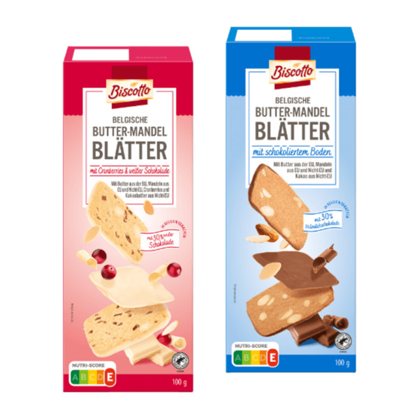 Bild 1 von BISCOTTO Belgische Butter-Mandelblätter 100g