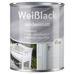 Weißlack Weiß Seidenmatt Ca. 0,75 L