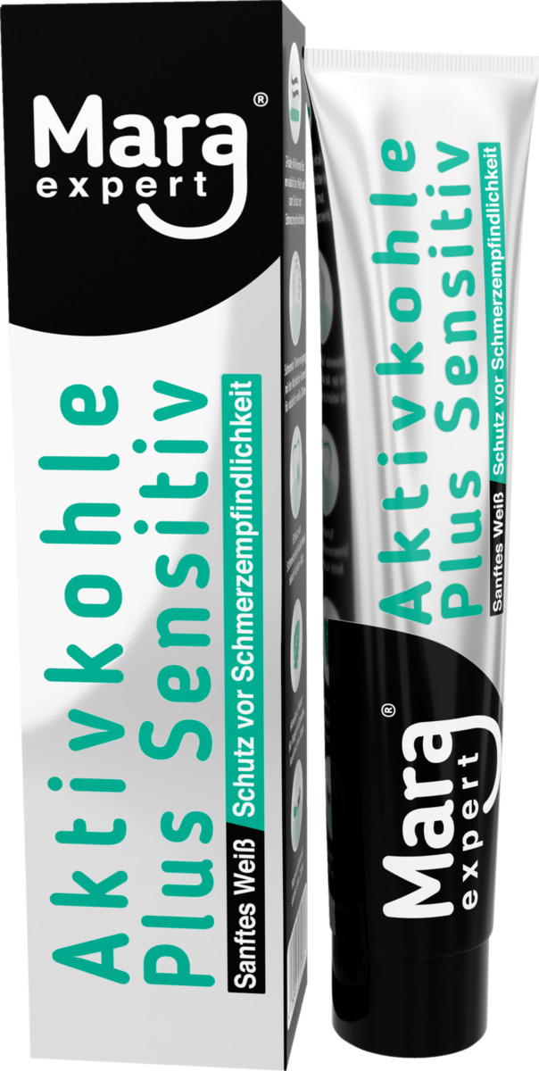 Bild 3 von Mara Expert Aktivkohle Plus Sensitiv Zahnpasta, 75 ml