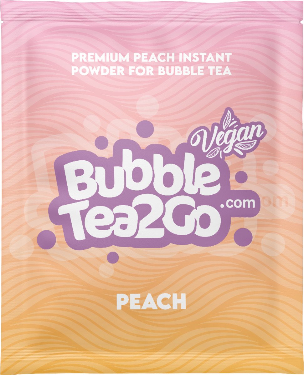Bild 2 von BubbleTea2Go Premiun Instant Teepulver Peach, 5 g