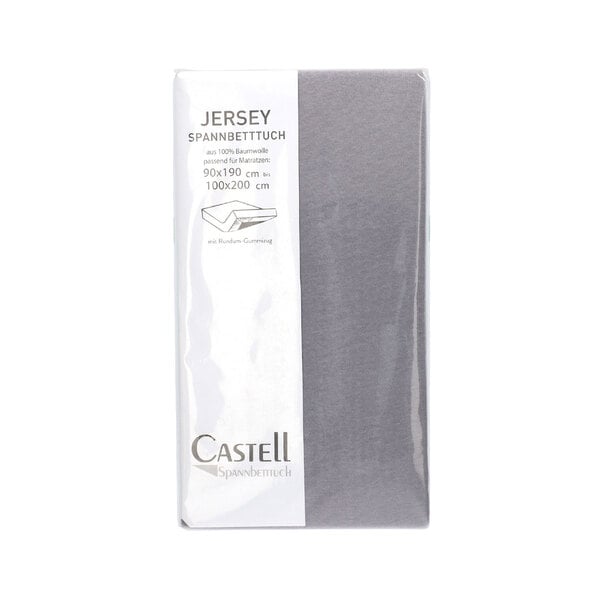 Bild 1 von Castell Spannbetttuch Jersey hellgrau 100/200