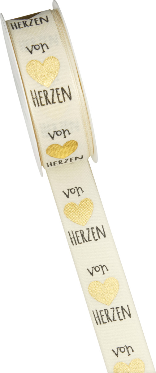 Bild 3 von DEKOWELT LAVPKT Geschenkb. Von Herzen rosa 25mm/3, 3 m