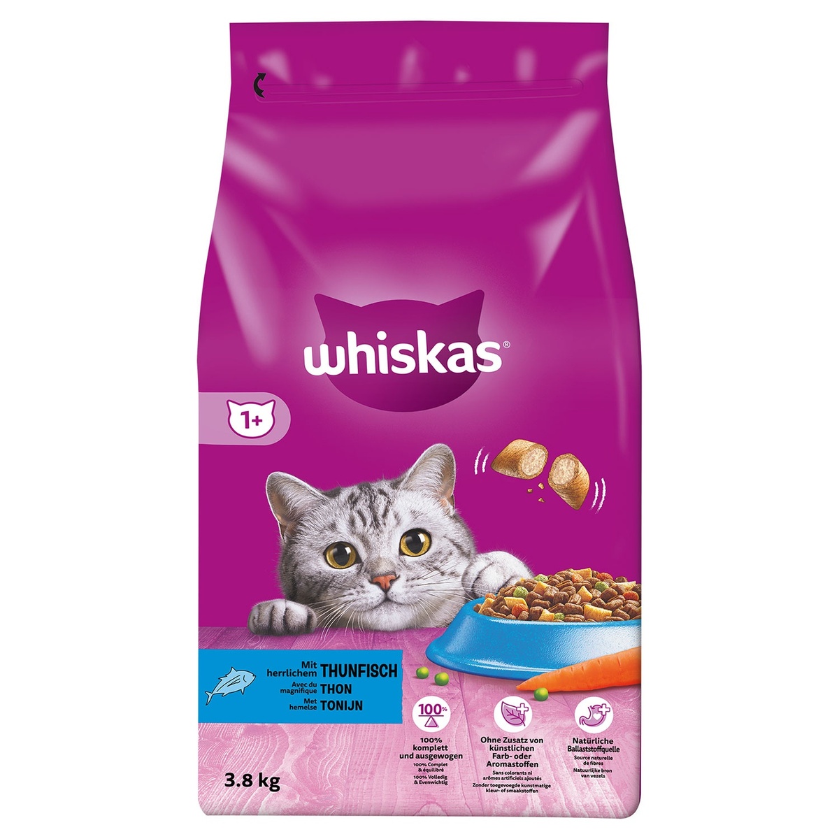 Bild 2 von WHISKAS®  Katzen-Trockenfutter 3,8 kg