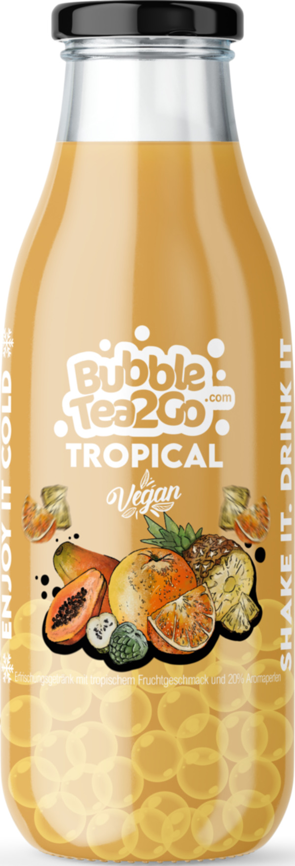 Bild 1 von BubbleTea2Go Ready To Drink Tropical, 300 ml