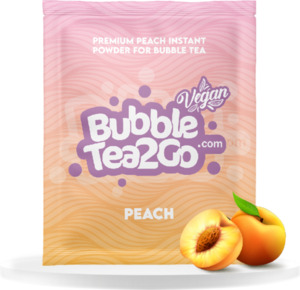 BubbleTea2Go Premiun Instant Teepulver Peach, 5 g