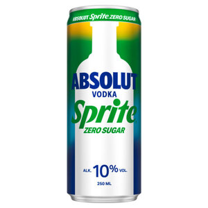 Absolut Vodka Sprite Zero Zitrone 0,25L