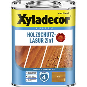 Xyladecor 2in1 Holzschutzlasur teakfarben 750 ml