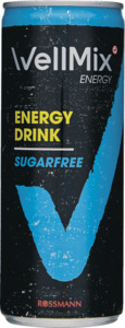 WellMix Energy Drink Sugarfree, 250 ml