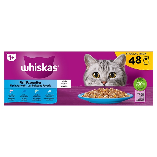 Bild 1 von WHISKAS®  Katzennassfutter 4,08 kg