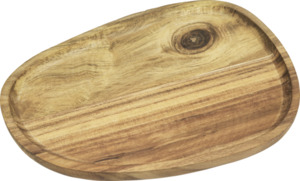 DEKOWELT Deko-Tablett oval natur