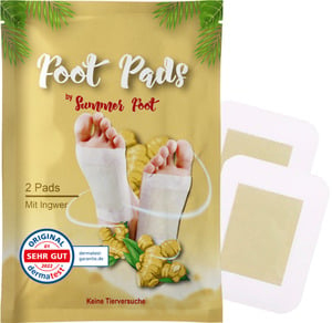 Summer Foot Relaxing Fußpads mit Ingweröl