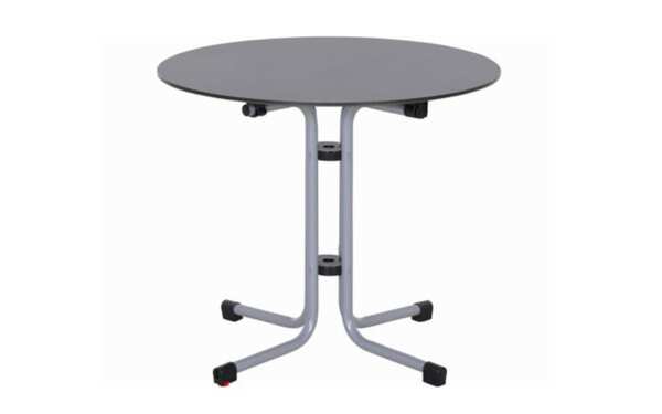 Bild 2 von Klapptisch Sola in silber, Durchmesser ca. 80 cm