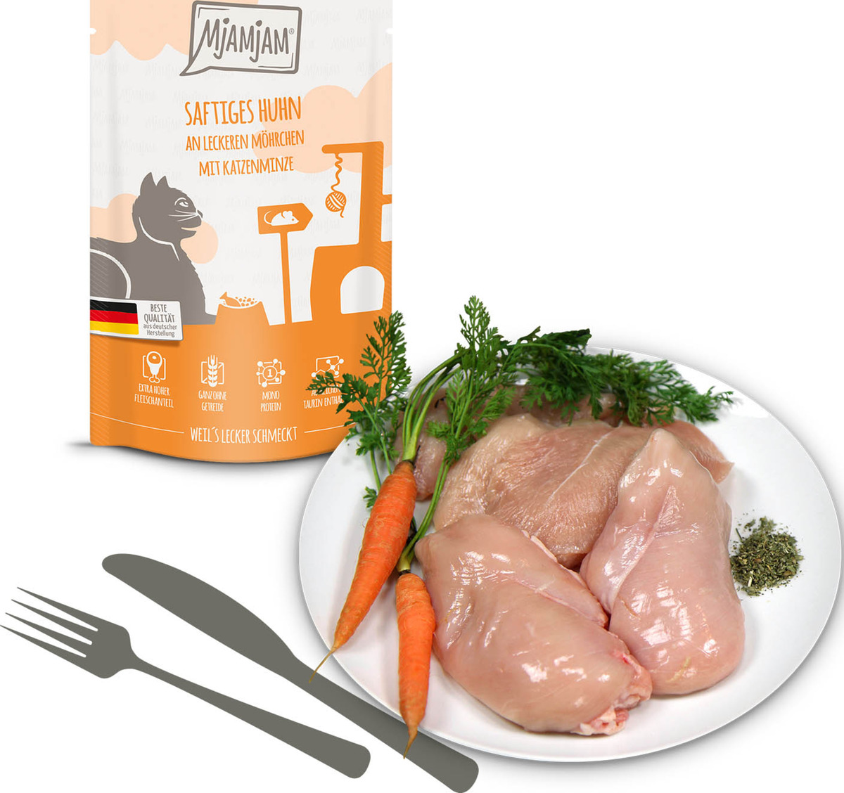 Bild 2 von MjAMjAM Saftiges Huhn, 125 g