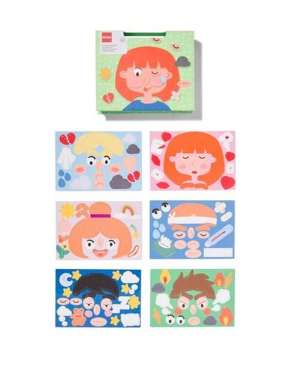 Bild 2 von Spielset Magnete Gesicht