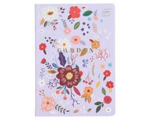 Notizbuch A5 60 Blatt kariert Garden