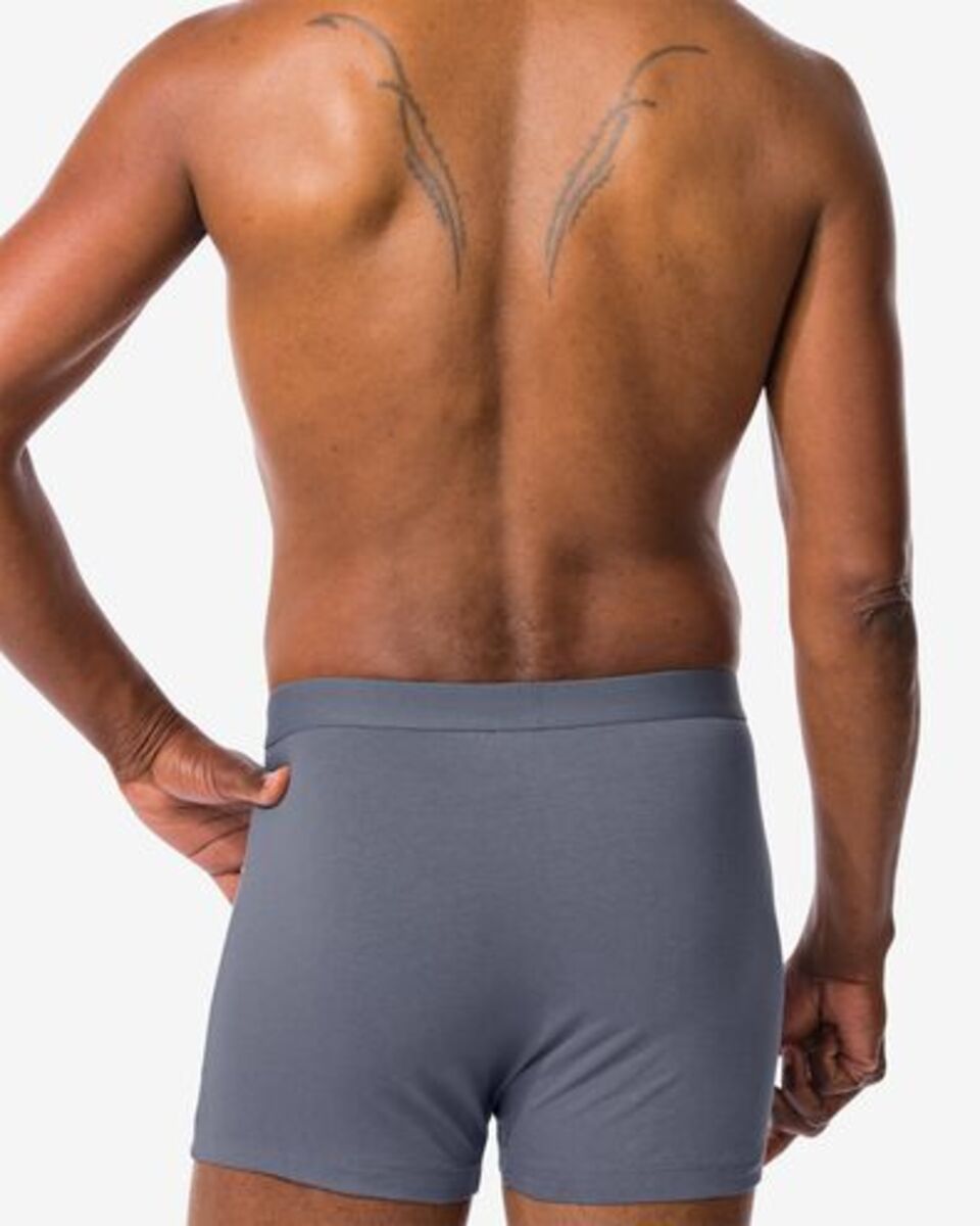 Bild 3 von 3er-Pack Herren-Boxershorts, kurz, Baumwolle/Elasthan violett