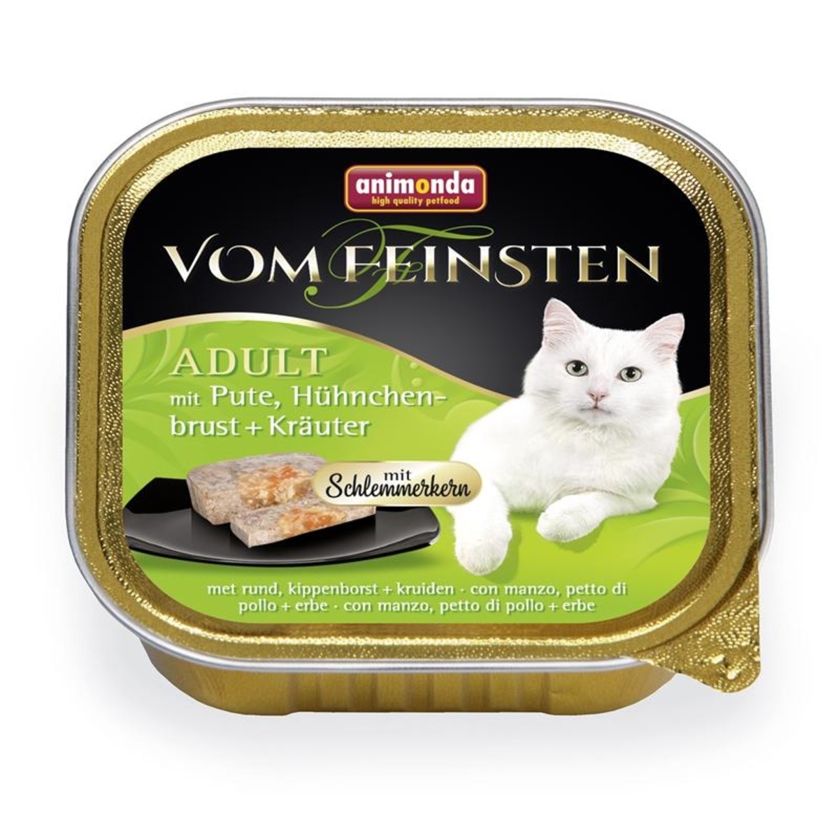 Bild 1 von Animonda Vom Feinsten Schlemmerkern Pute Hähnchenbrust & Kräutern 100 g