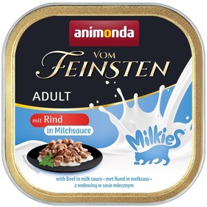 Animonda vom Feinsten Katzennassfutter Rind in Milchsauce, 100g