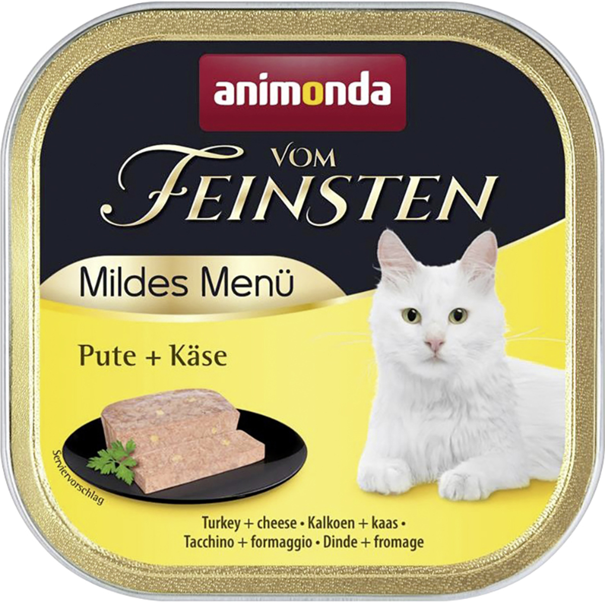 Bild 1 von Vom Feinsten Katzennassfutter Mildes Menü Pute & Käse 100g