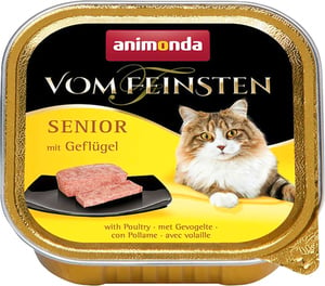 Animonda Vom Feinsten Senior Katzennassfutter mit Geflügel, 100 g