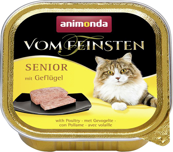 Bild 1 von Animonda Vom Feinsten Senior Katzennassfutter mit Geflügel, 100 g