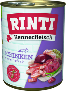 Rinti Kennerfleisch Adult Schinken 800 g bei Kartonabnahme