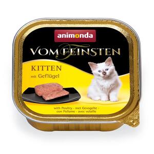 Animonda Vom Feinsten Kitten Katzennassfutter mit Geflügel, 100 g