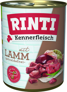 Rinti Kennerfleisch Adult Lamm 800 g bei Kartonabnahme