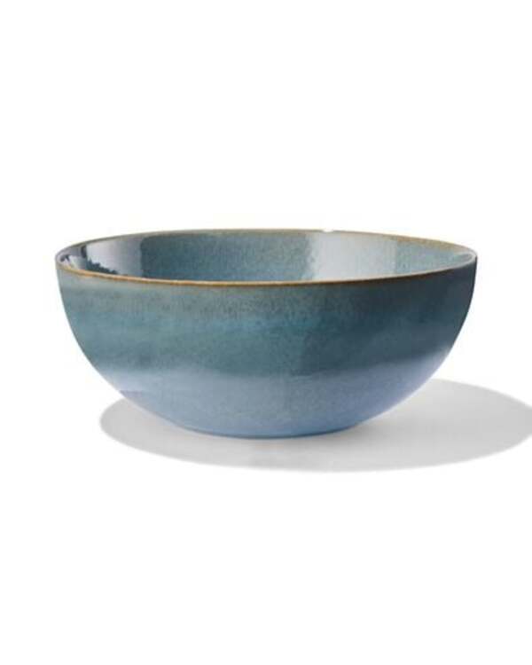 Bild 1 von Schale Porto, 26 cm, reaktive Glasur, blau