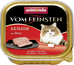 Animonda Vom Feinsten Senior Katzennassfutter mit Rind, 100 g